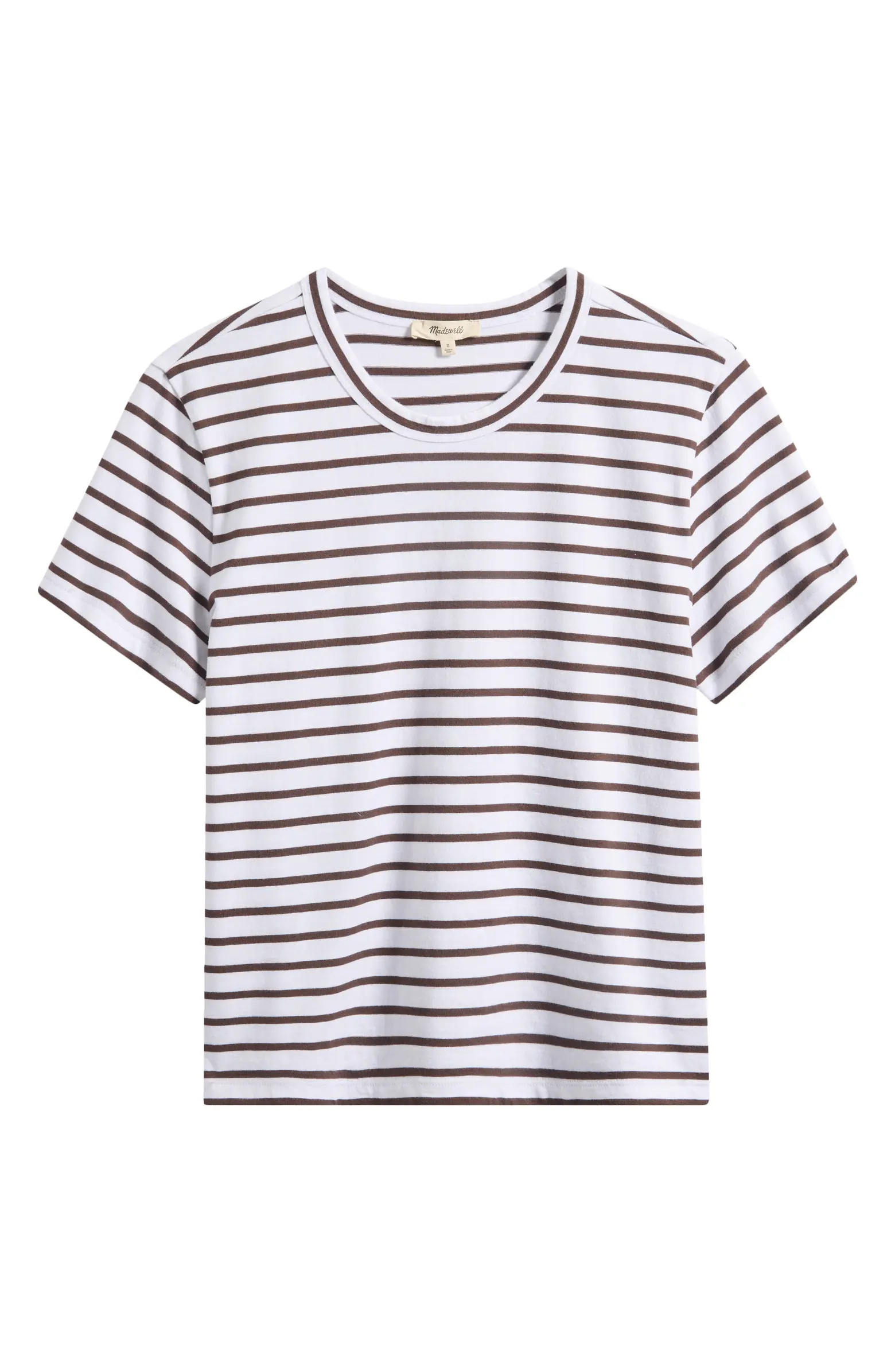 Perfect Stripe Cotton Crewneck T-Shirt | Nordstrom