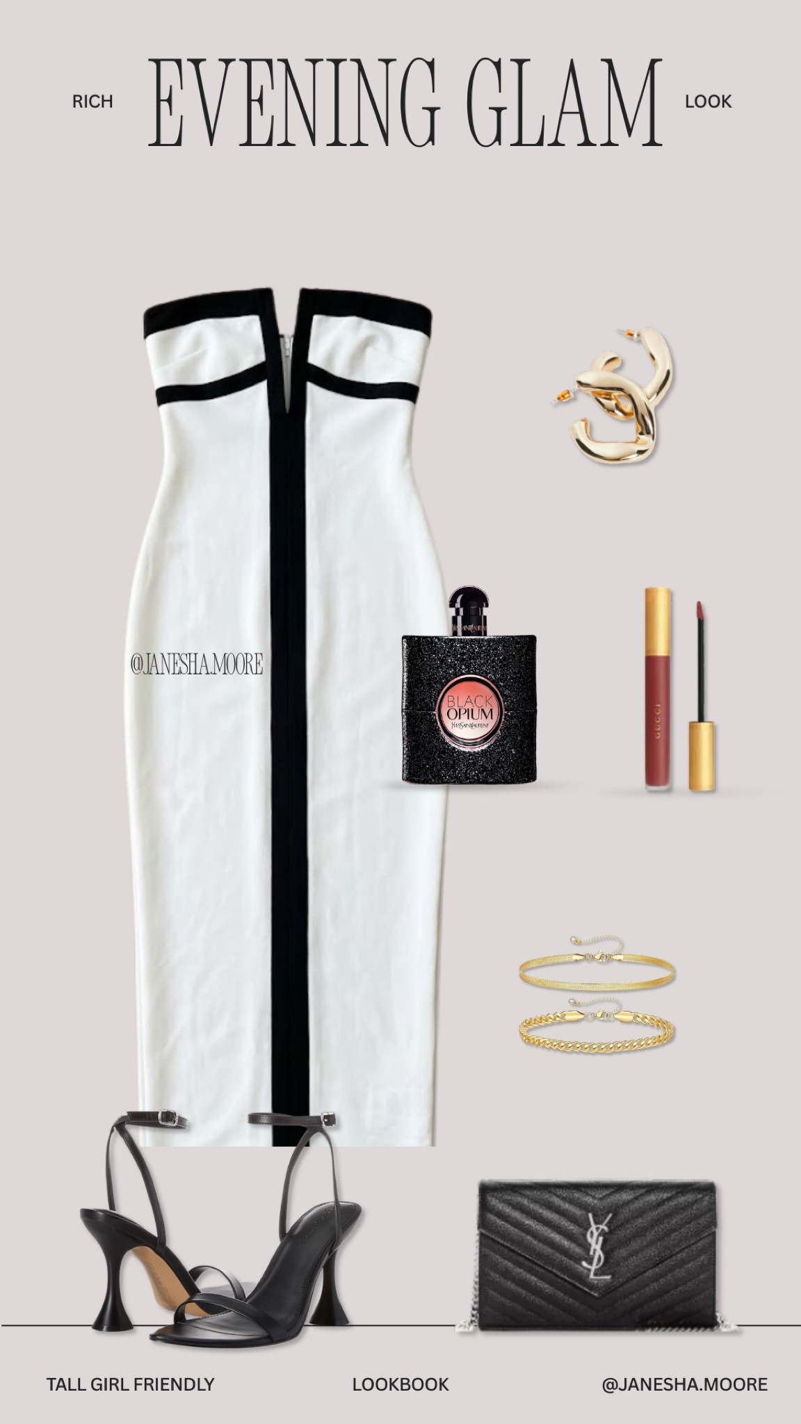Evening Glam Look | 5’9  200 lbs wearing a size 8 in the white dress! Great snatch and stretch

#LTKOOTD # LTKMidsize #LTKStyleTip
