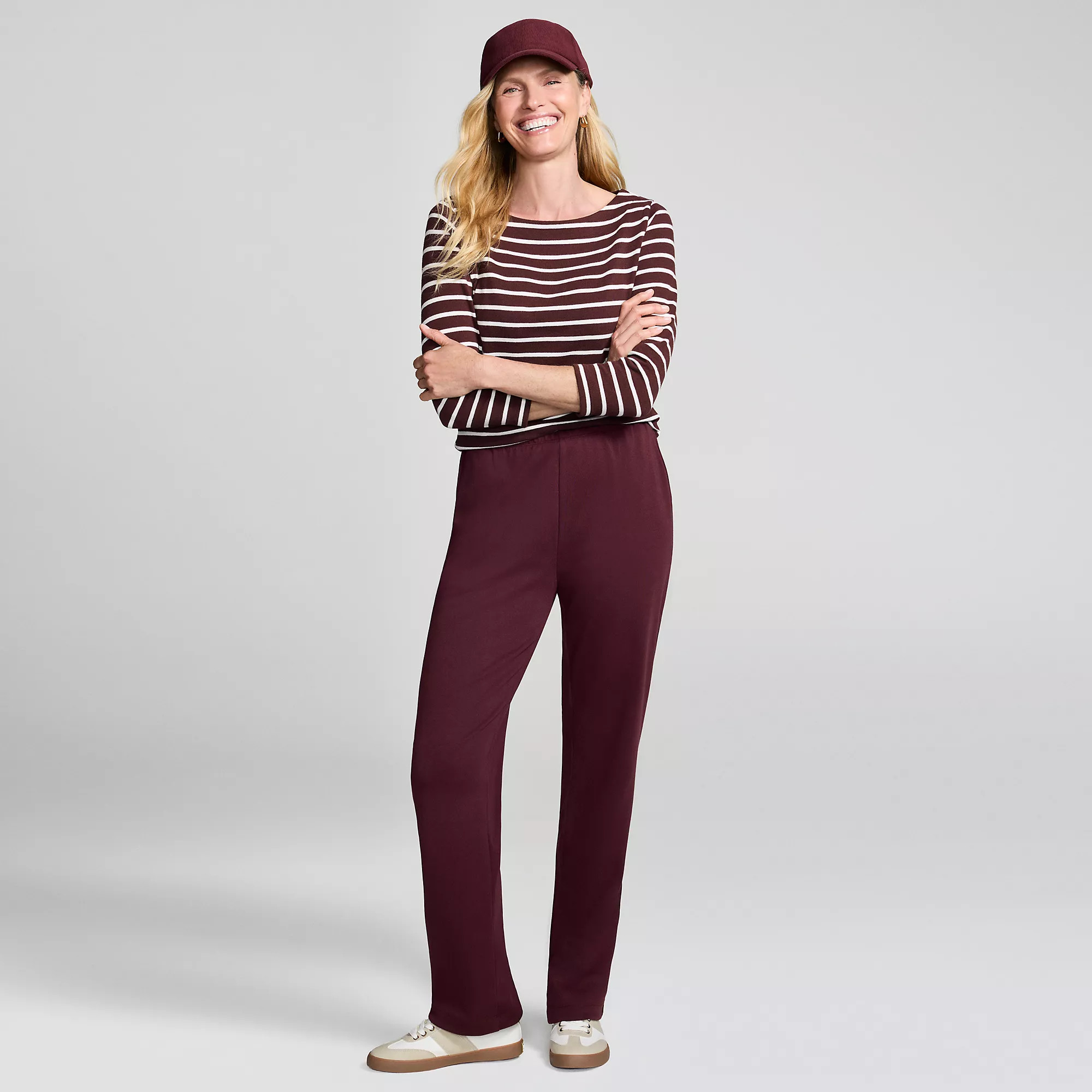 Sport Knit High Rise Pants | Lands' End (US)