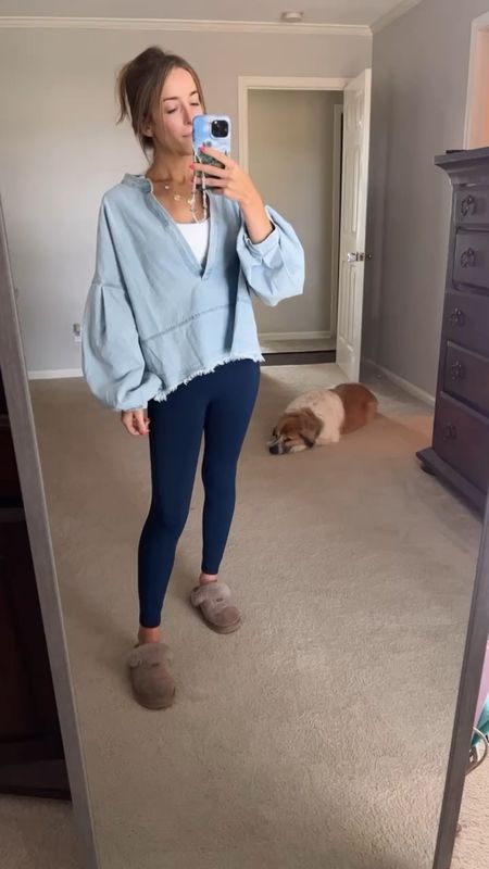 An OOTD from this week! 
Ck squared denim popover, spanx, Amazon tank, charm necklace from Jennifer Miller

Affordable style, mom style, finds under $100 

#LTKbeauty #LTKVideo #LTKfindsunder100