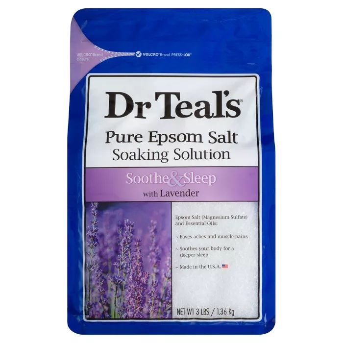 Dr Teal's Pure Epsom Salt Soothe & Sleep Lavender Soaking Solution | Target