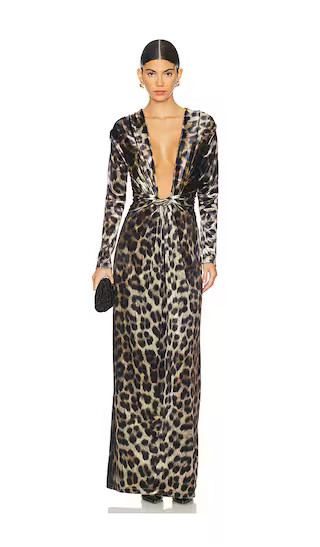 Amanda Maxi Dress in Leopard | Revolve Clothing (Global)