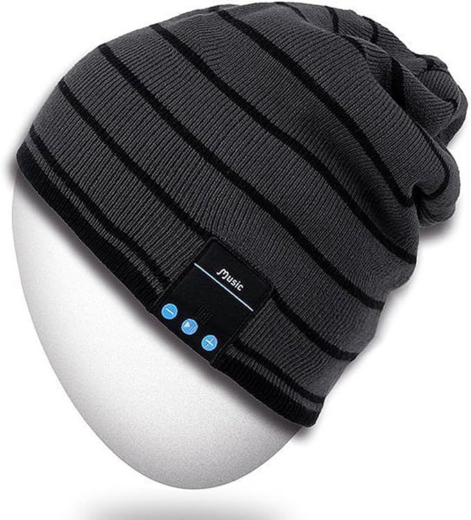 Rotibox Bluetooth Beanie Hat Wireless Headphone for Outdoor Sports Xmas Gifts | Amazon (US)