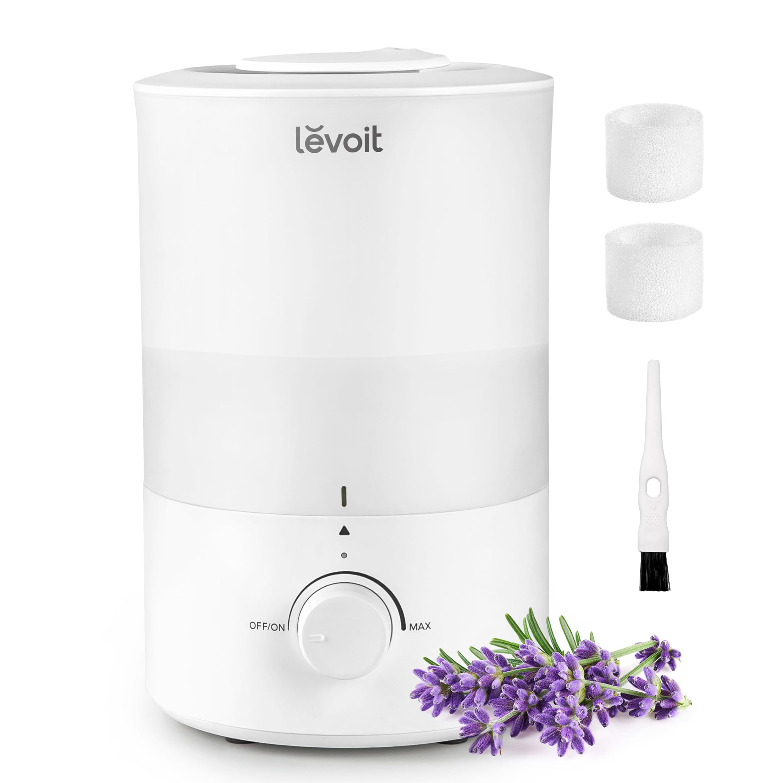 LEVOIT Humidifiers for Bedroom, Quiet (3L Water Tank) Cool Mist Top Fill Essential Oil Diffuser w... | Amazon (US)