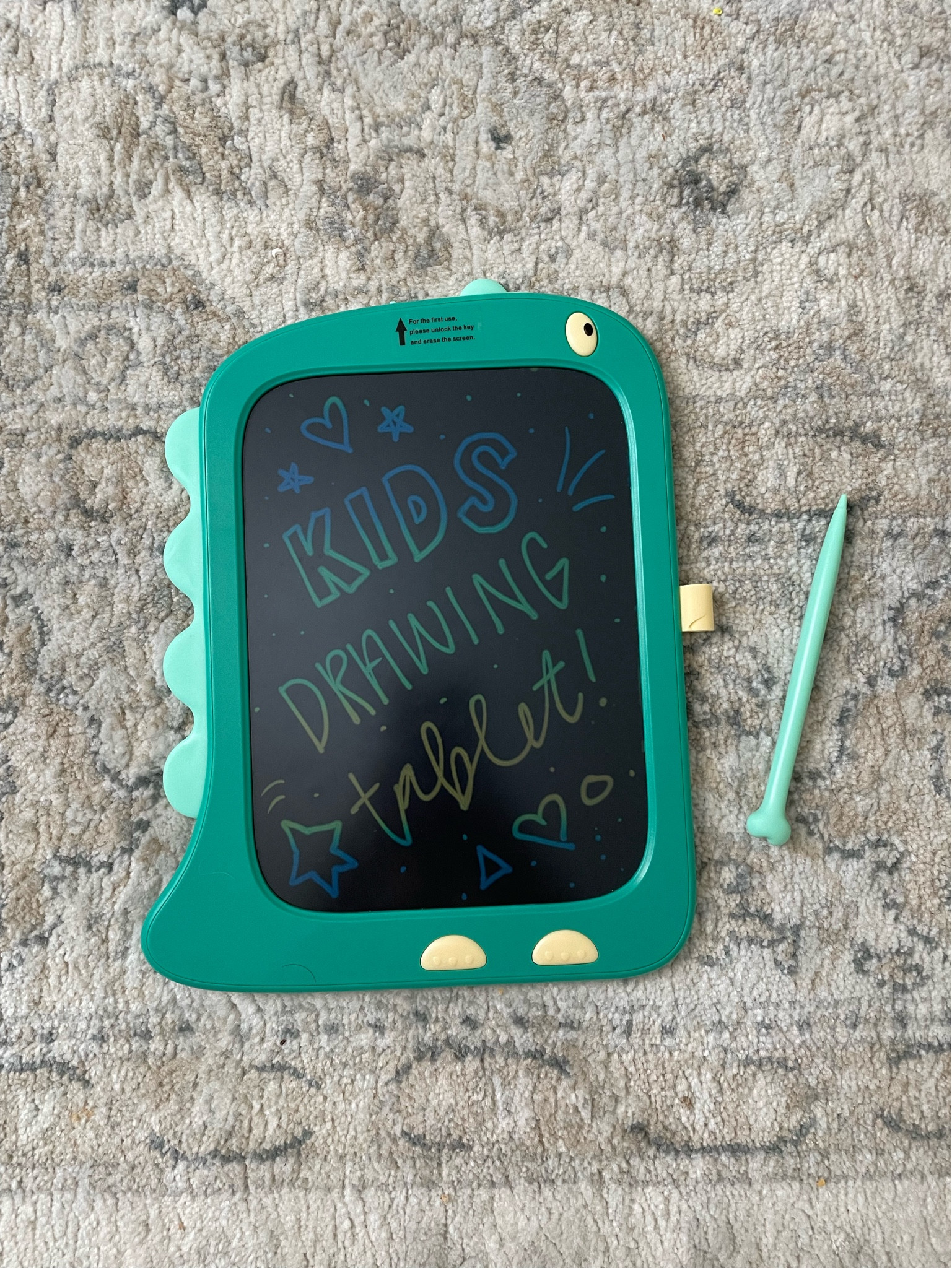 Not a real tablet, just for drawing :) no charging needed! Super easy to use any toddler can draw and erase easily! And it’s cheap! 

Toddler, baby, kids, gifts, birthday, wish list, Amazon, toys, 2 year old, 3 year old, 4 year old, draw, tablets

#LTKkids #LTKfamily #LTKbaby