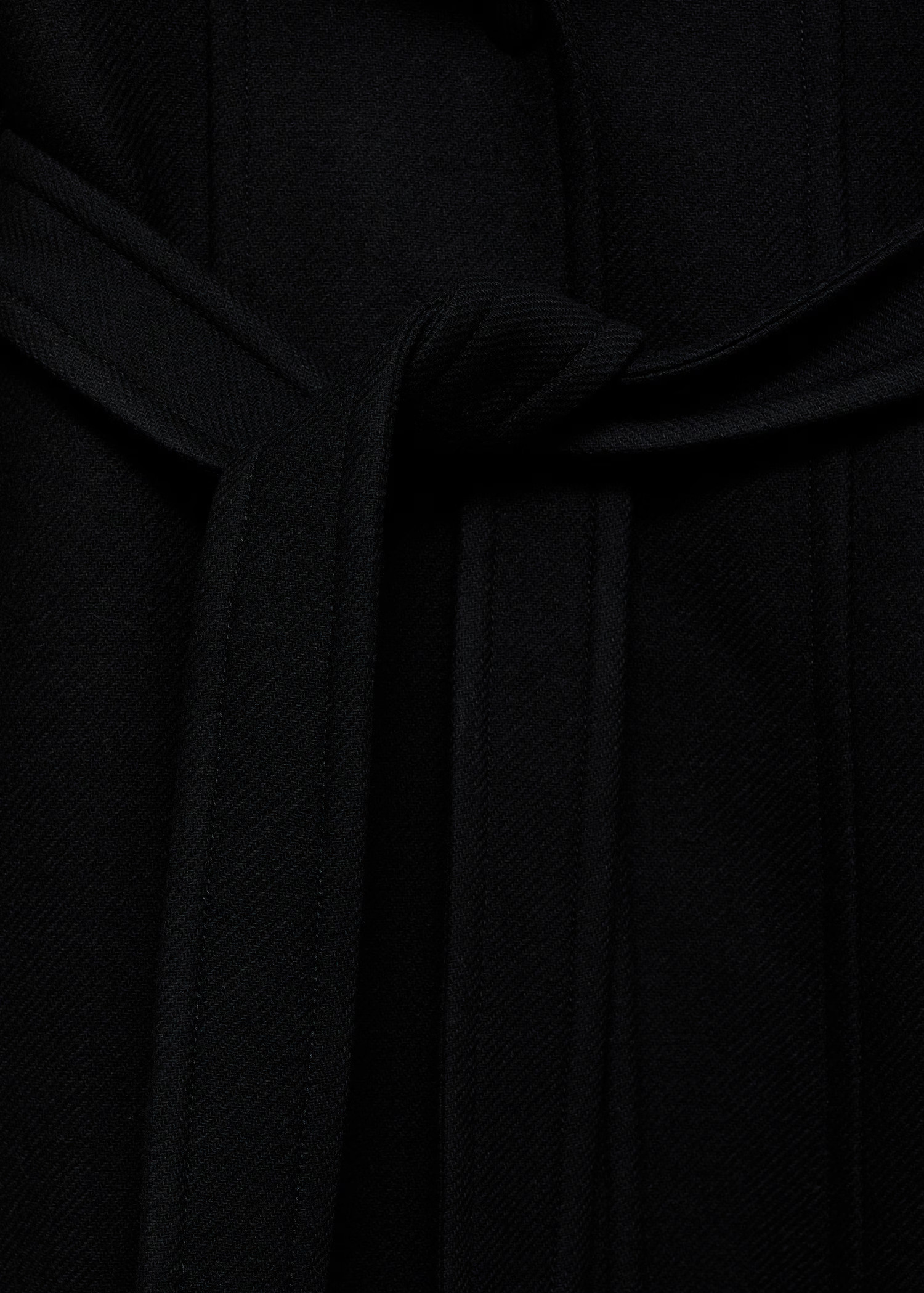 Detachable wool coat with fur-effect collar | Mango (US/MX/AU)