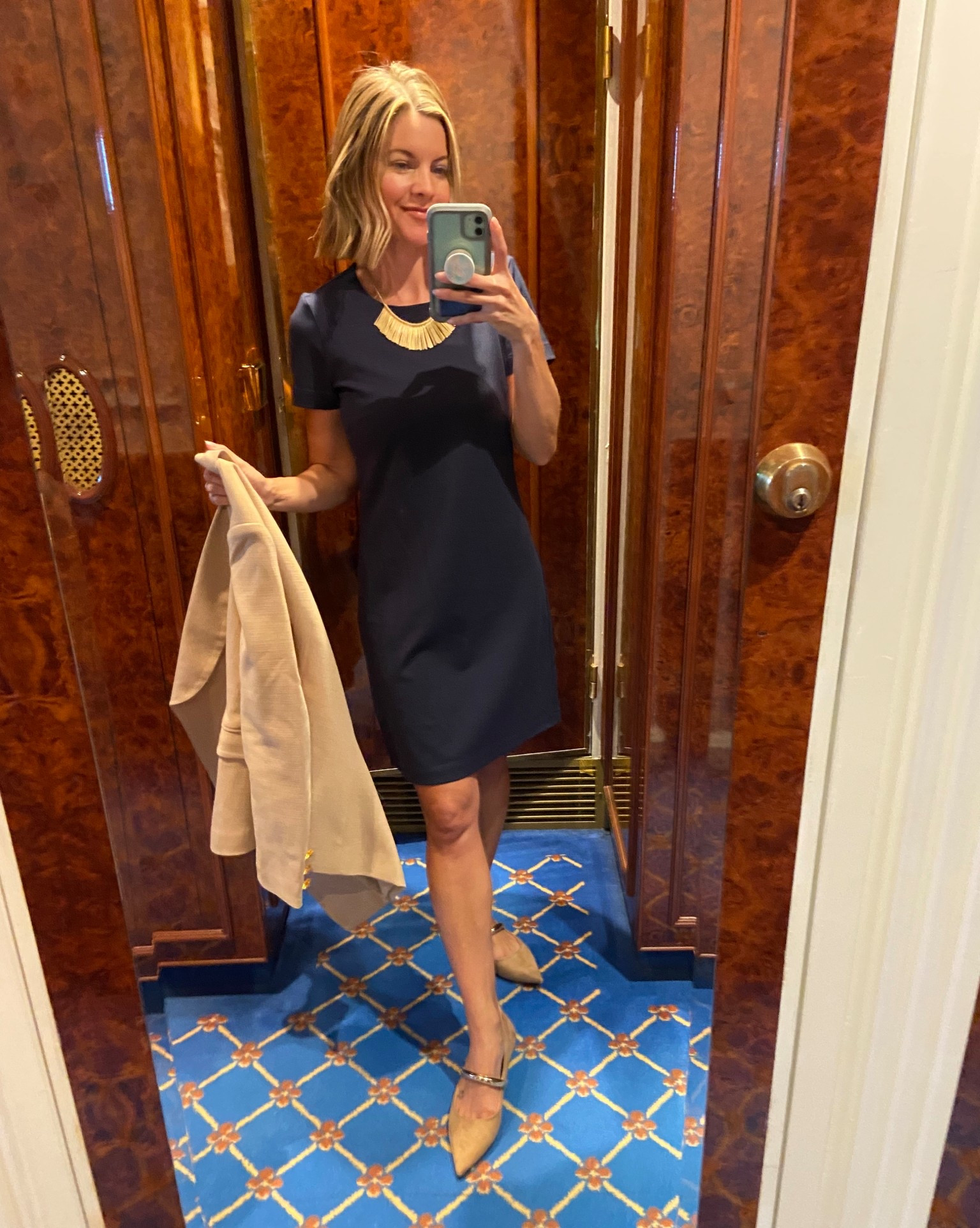 Dinner outfit on our sailing ship ⛵️
The shoes though 😍😍😍

My dress is J. Crew Factory & no longer available 

Necklace is from Stella & Dot many years agoo

#LTKOver40 #LTKPetite #LTKFindsUnder50