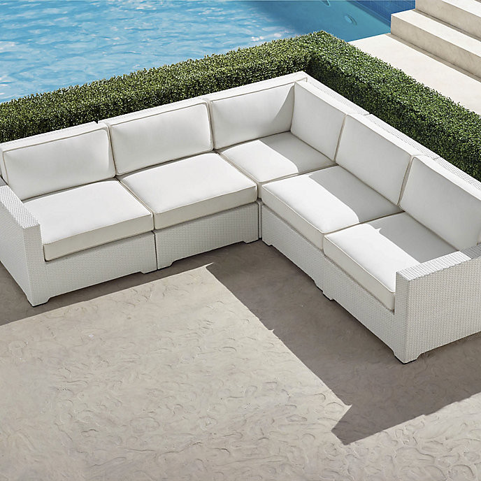 Palermo 5-pc. Modular Set in White Finish | Frontgate