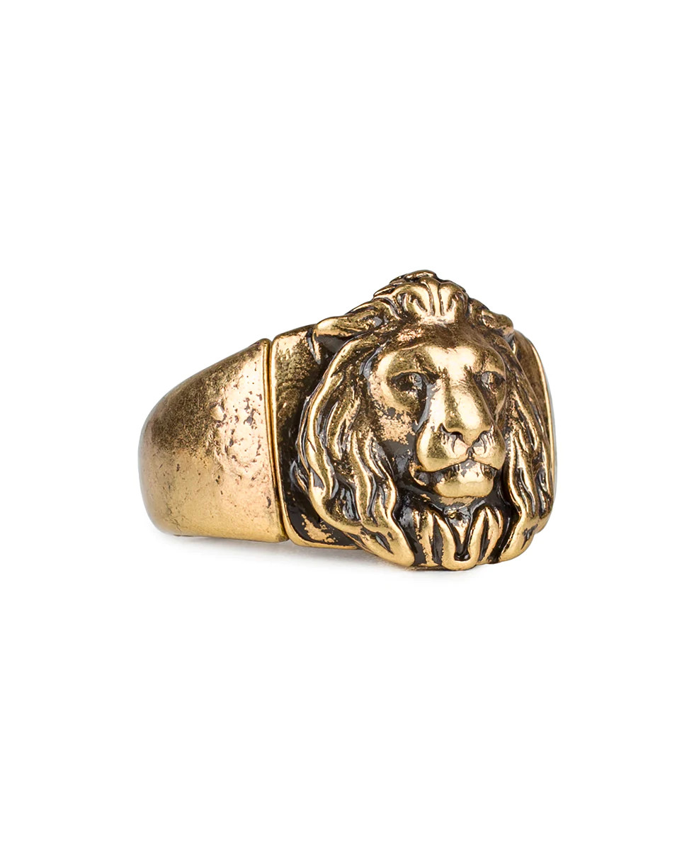 Lionhead Ring  
         Lionheart | Patricia Nash Designs