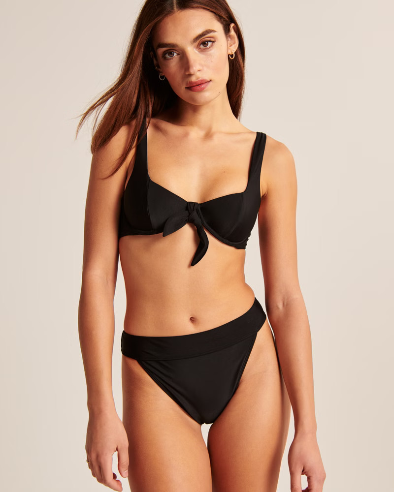 90s High-Waist High-Leg Cheeky Bottoms | Abercrombie & Fitch (US)