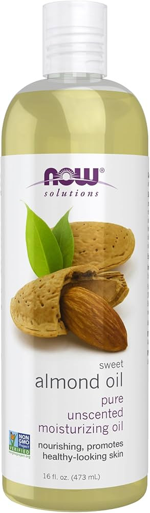 NOW Foods Solutions, Sweet Almond Oil, 100% Pure Moisturizing Oil, Promotes Healthy-Looking Skin,... | Amazon (US)
