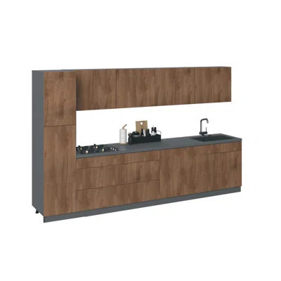 135'' W x 83'' H Medium Density Fiberboard (MDF) Full Kitchen Ready-to-Assemble | Wayfair North America
