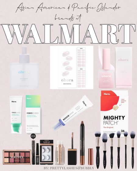 #WalmartBeauty @Walmart #Walmartpartner

In honor of Asian American & Pacific Islander (AAPI) month, here are AAPI beauty brands you'll love like me!

#LTKFindsUnder50 #LTKBeauty #LTKStyleTip