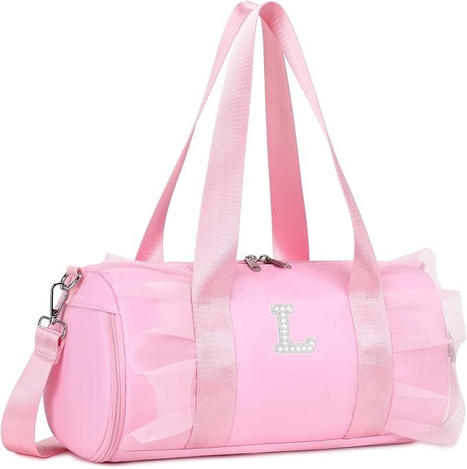 Personalized Dance Ballet Bag for Girls 4-6 Small Sports Gym Bags for Little Girls Toddler Baller... | Amazon (US)