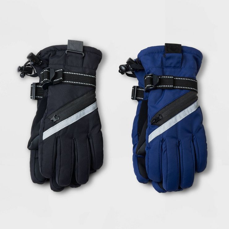 Kids' Zipper Ski Gloves - All in Motion™ | Target