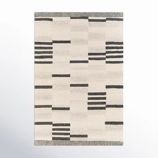 Uptown Hand Tufted Wool Geometric Indoor Rug | Wayfair North America