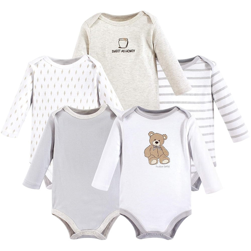 Hudson Baby Unisex Baby Cotton Bodysuits | Amazon (US)