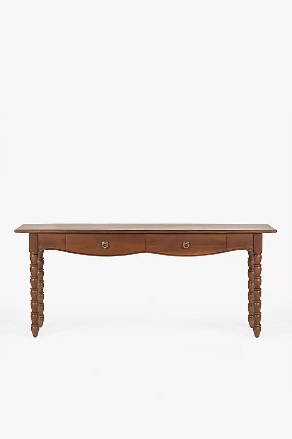 Spindle Wood Console Table | Anthropologie (US)