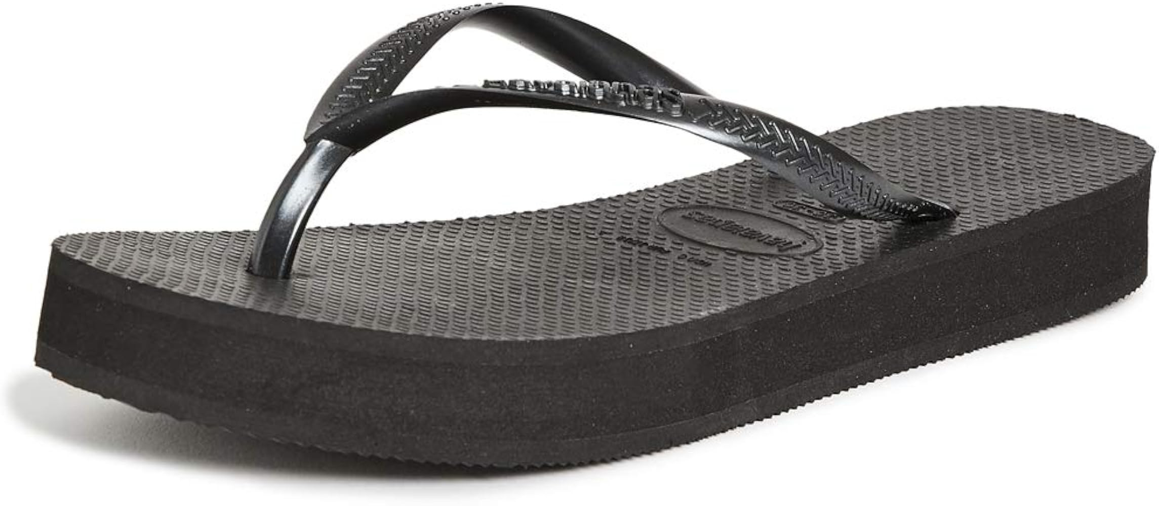 Amazon.com | Havaianas Women's Slip-On Flip-Flop, Black, 7-8 | Flip-Flops | Amazon (US)
