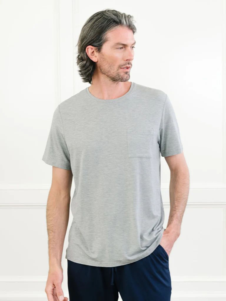 Men's Stretch-Knit Bamboo Lounge Tee | Cozy Earth