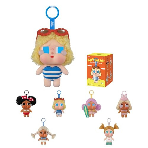 POP MART Crybaby Vacation Mode On Series-Vinyl Plush Pendant Blind Box, Collectible Toys, Holiday Birthday Gifts for Girls and Boys, Single Box | Amazon (US)
