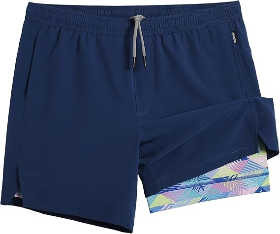 maamgic Gym Shorts for Men 7 inch Inseam with Liner Stretch 2 in 1 Workout Shorts Men Quick Dry A... | Amazon (US)