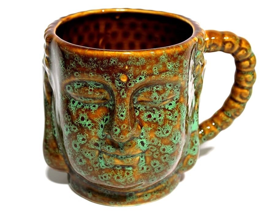 Buddha Ceramic Coffee Mug 16-Ounce By F.e.s.s. | Amazon (US)