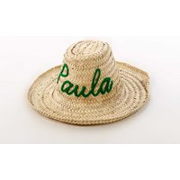 Gift For Her - Custom Morrocan Hats Morrocan Straw Hat Floppy Straw Women -Honeymoon Beach | Etsy (US)