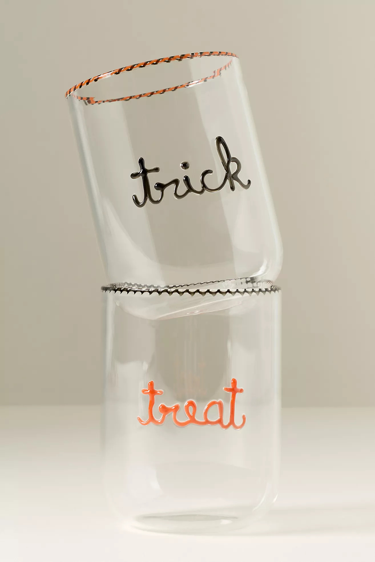 Love Notes Halloween Trick & Treat Juice Glasses, Set of 2 | Anthropologie (US)