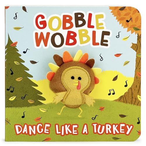 Gobble Wobble Finger Puppet Thanksgiving Board Book Kids Ages 0-4 (Children's Thanksgiving Interactive Finger Puppet Board Book) | Amazon (US)