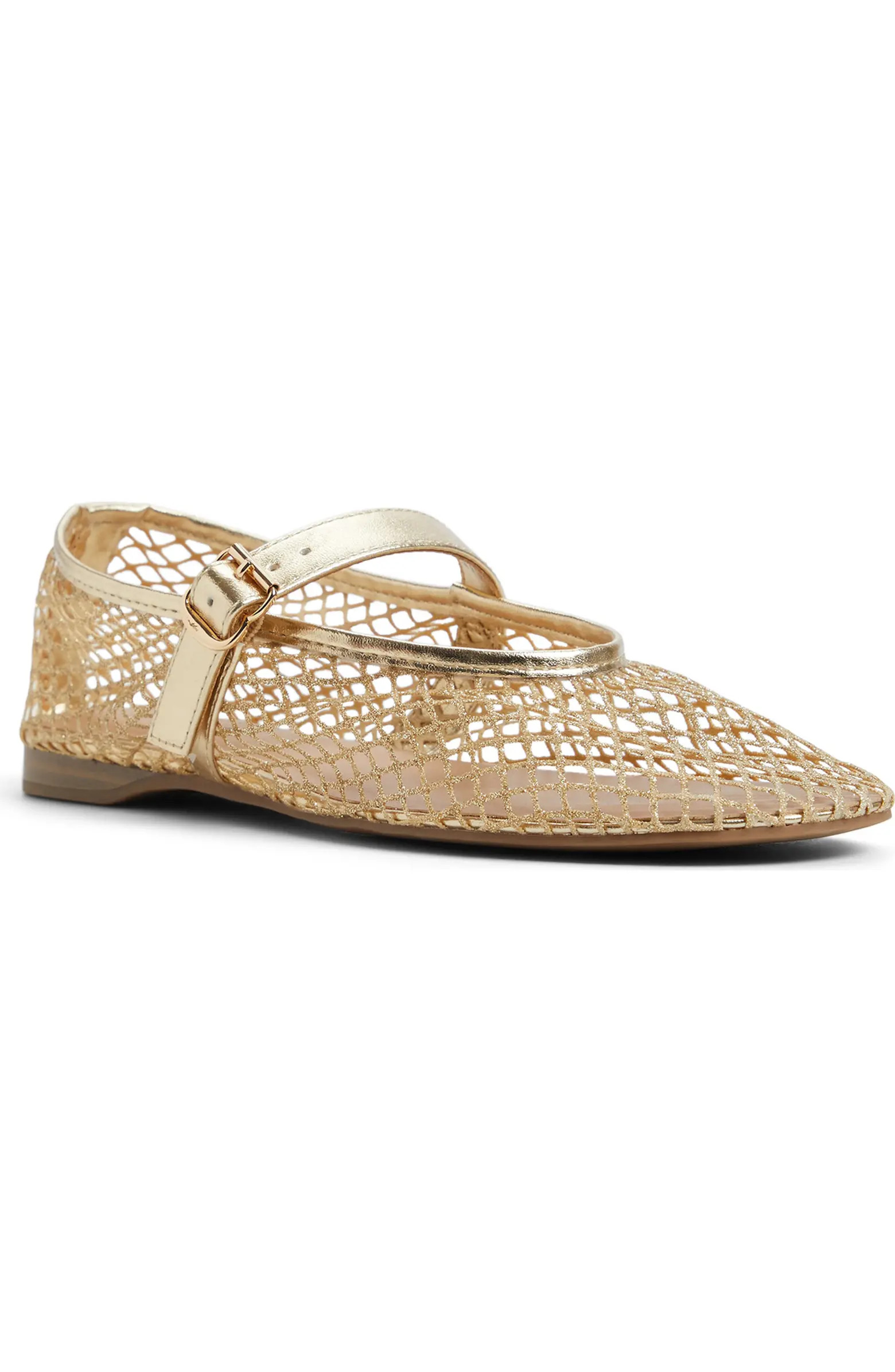 Elyiaa Net Mary Jane Flat (Women) | Nordstrom