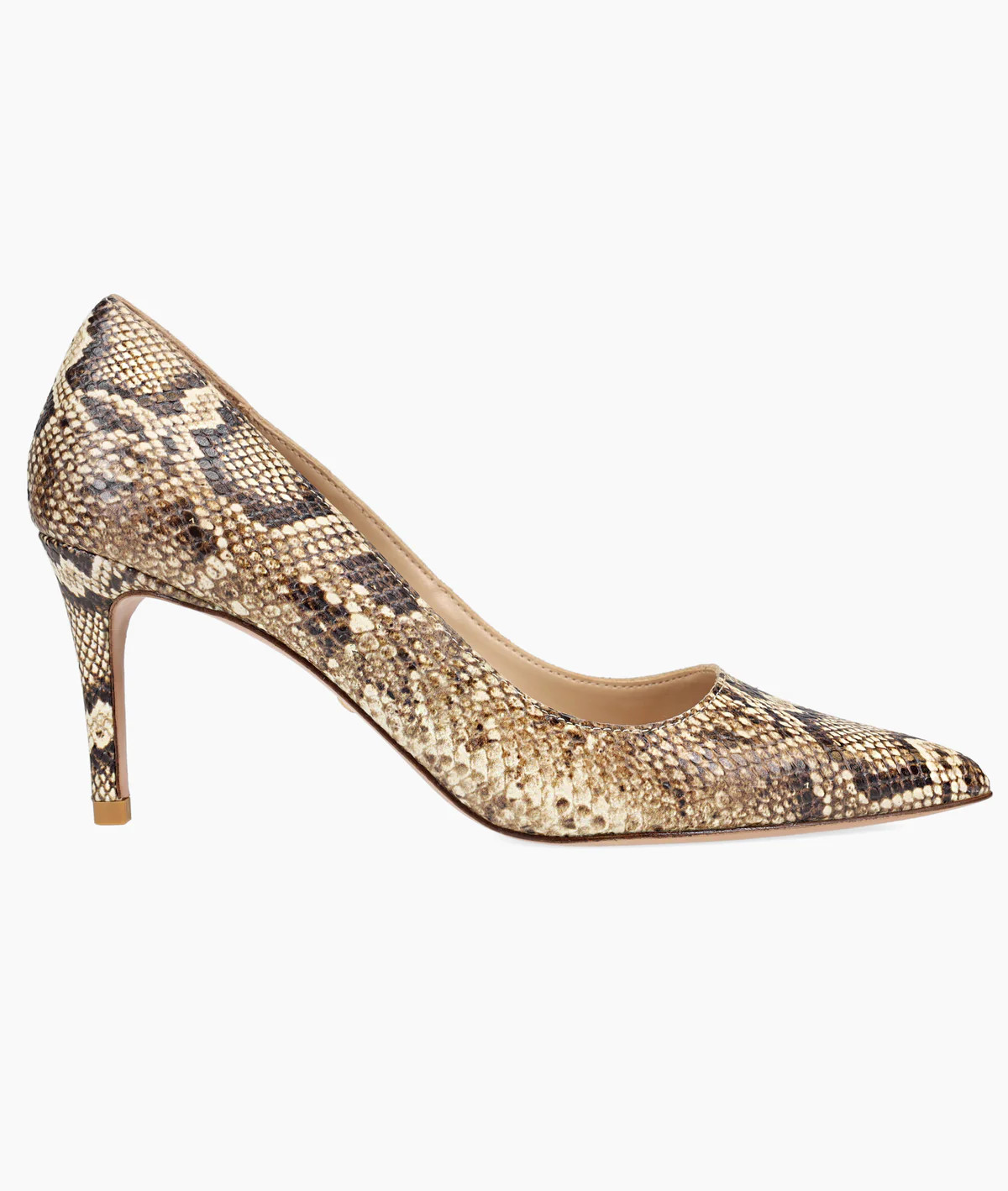 Lizel Mid Heel - Natural | Pelle Moda
