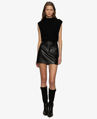 Women's City Side Slits Vest Sweater | Macy's