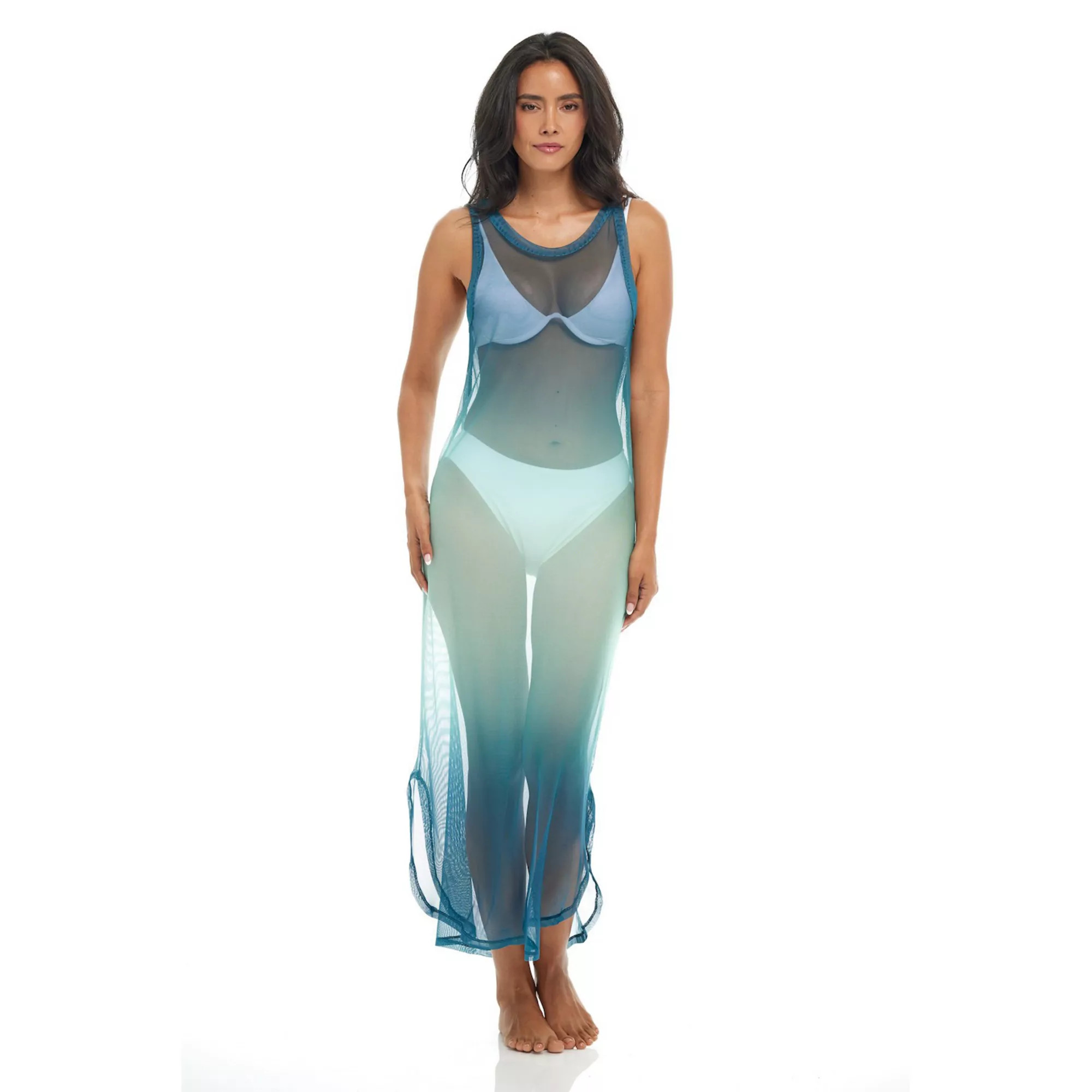 Women's Jordan Taylor Long Ombre Swim Cover Up Dress | Kohl's