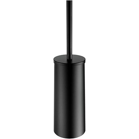 mDesign Compact Freestanding Plastic Toilet Bowl Brush and Holder for Bathroom Storage and Organi... | Amazon (US)