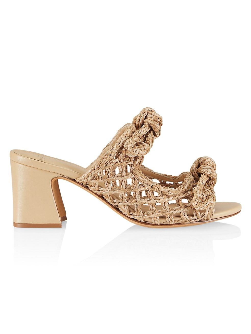 Clarita Woven Raffia Mules | Saks Fifth Avenue