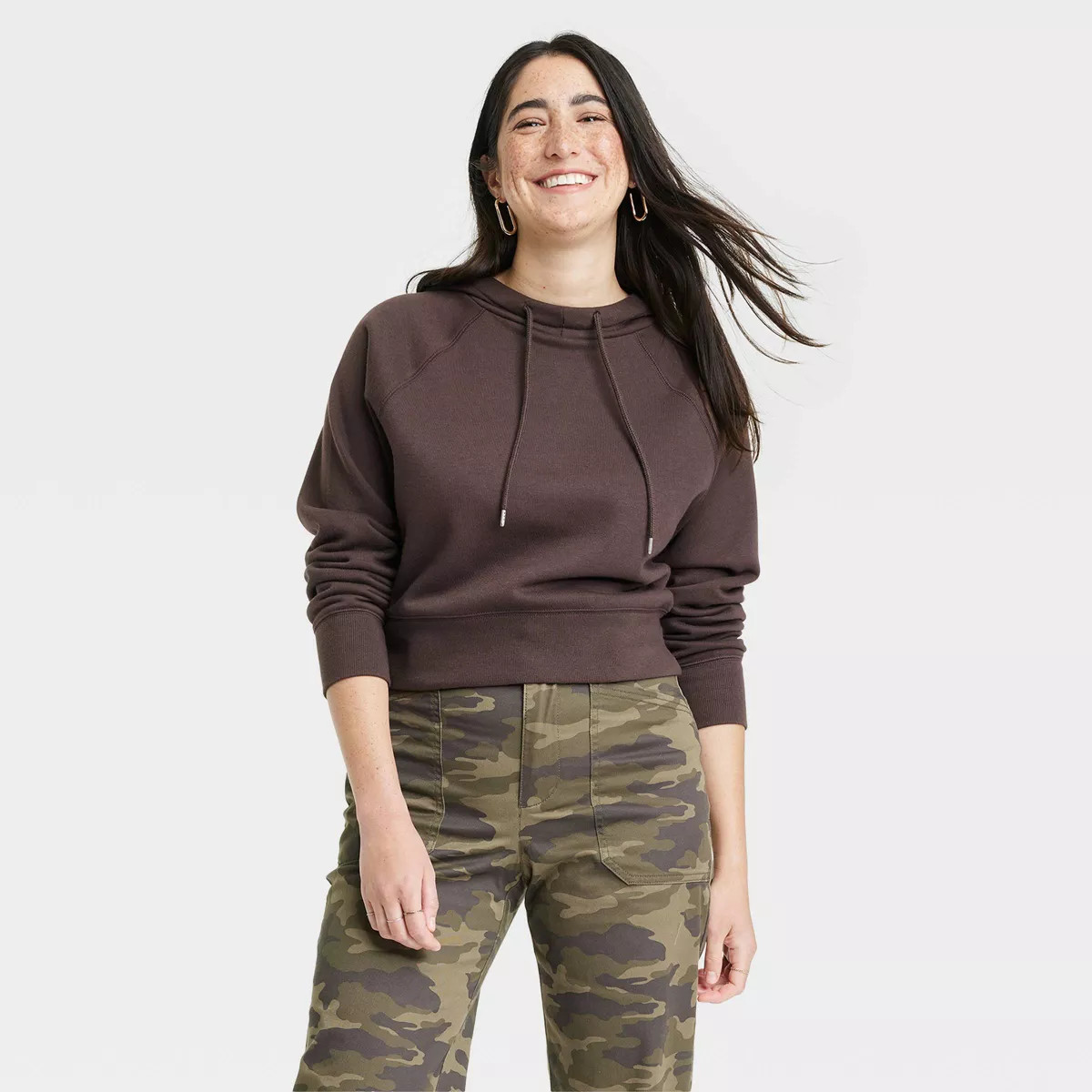 Women’s Cropped Hoodie Sweatshirt - Universal Thread™ | Target