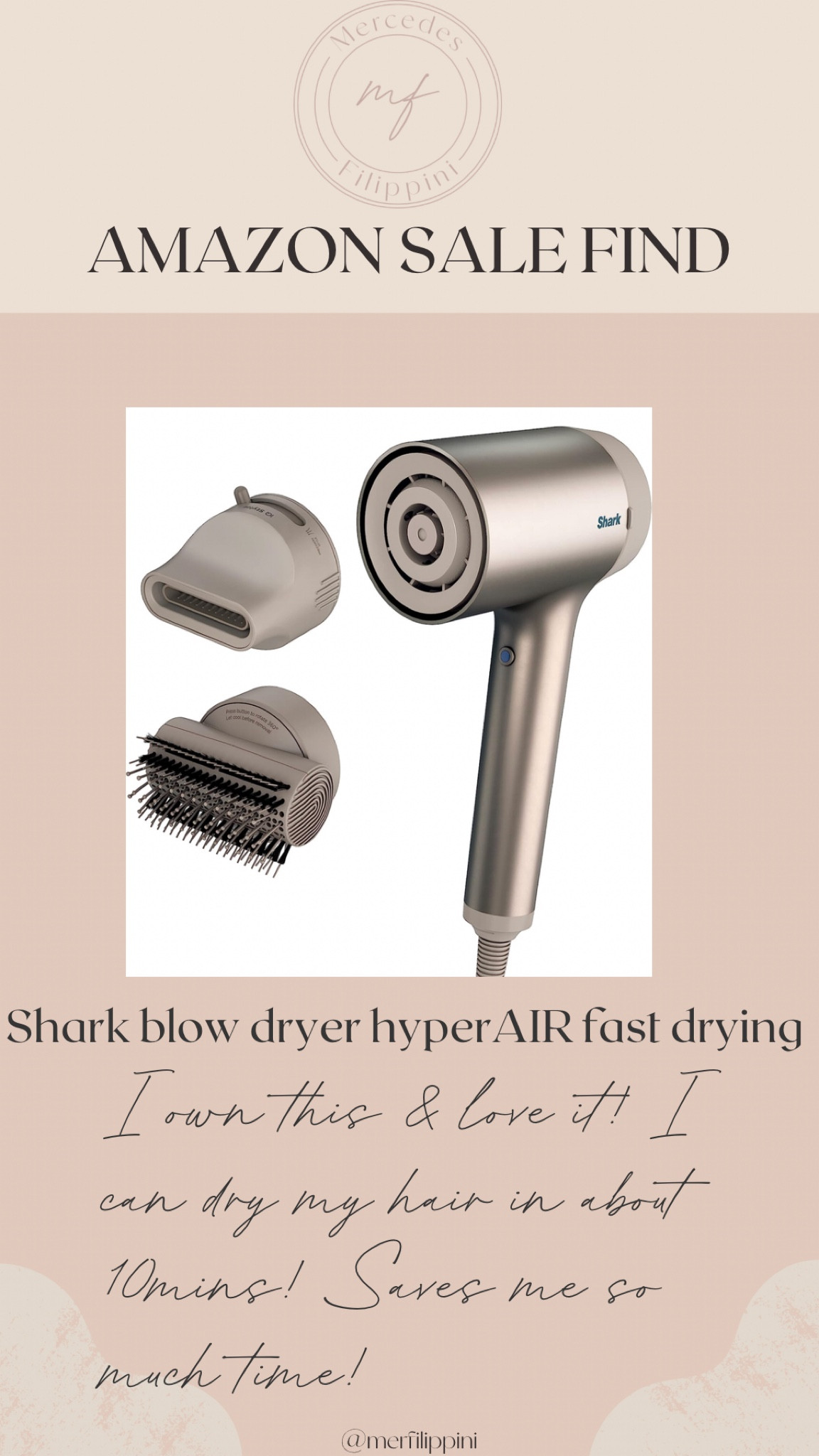 My favorite blow dryer!! Shark hyperAIR! 

#LTKfamily #LTKsalealert