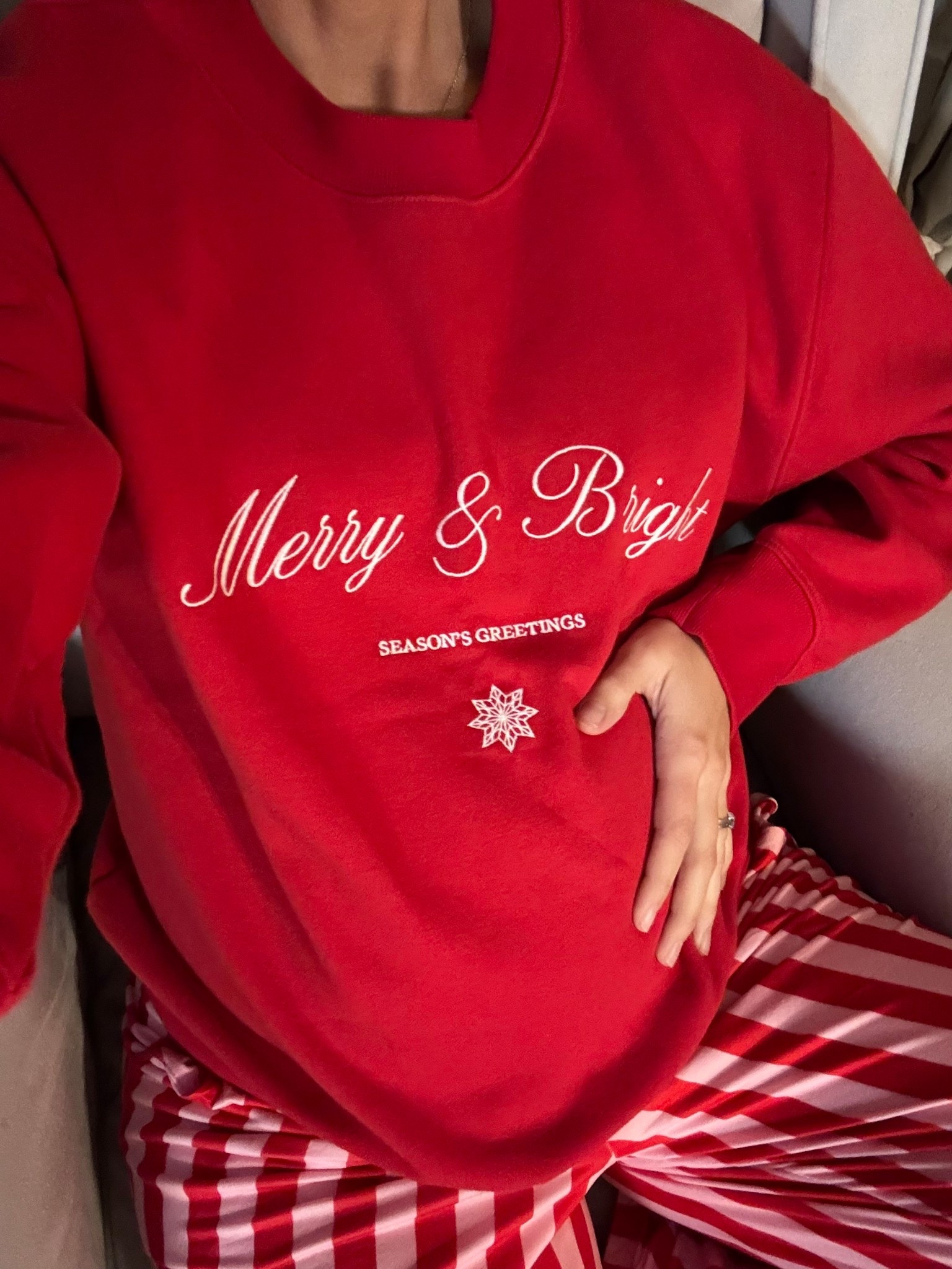 Bumping my way through the holidays 🤰🏻✨ Cozy vibes only this season  

#LTKootd #LTKHoliday #LTKBump