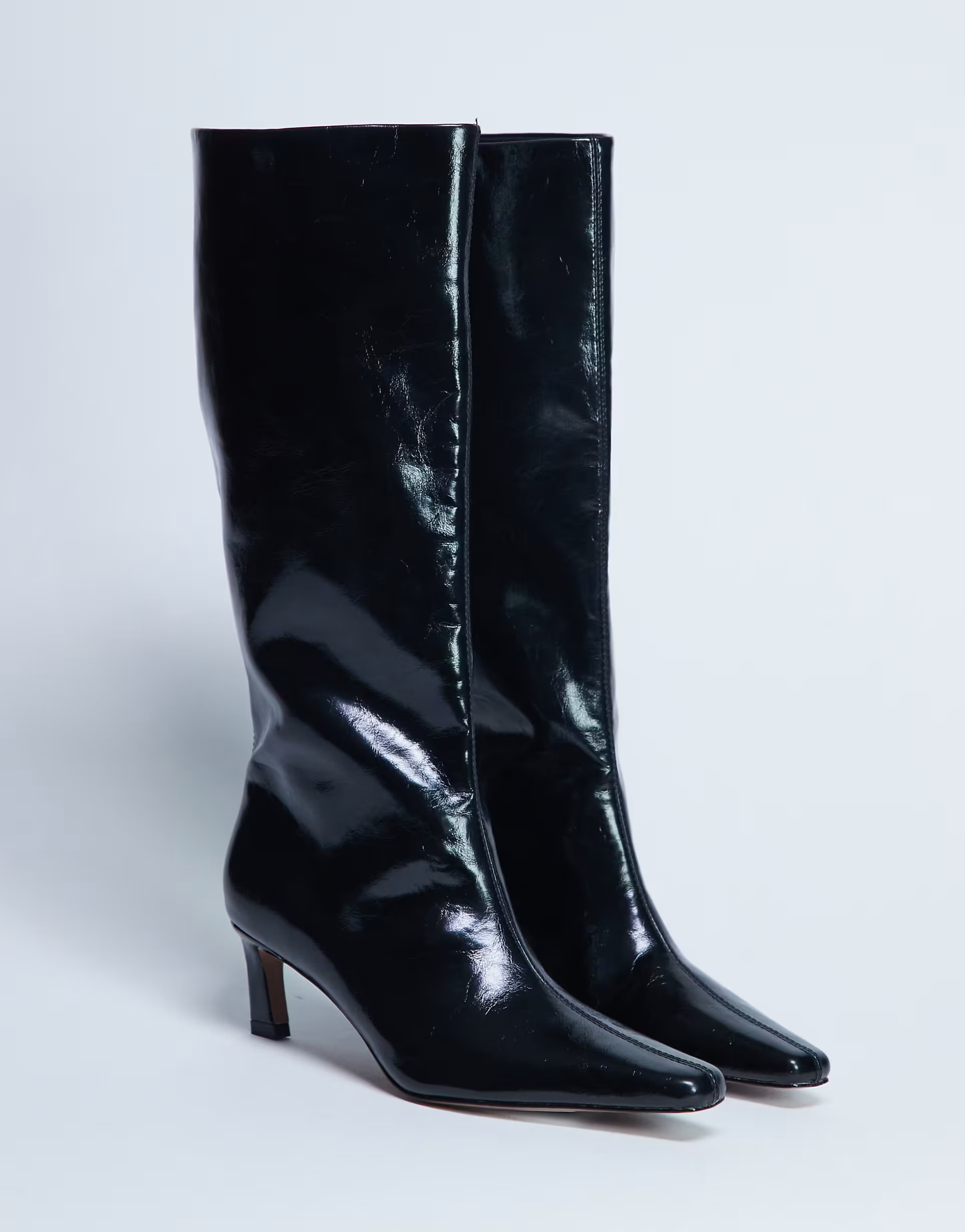 Topshop Tanya point toe knee high boot in black | ASOS | ASOS (Global)