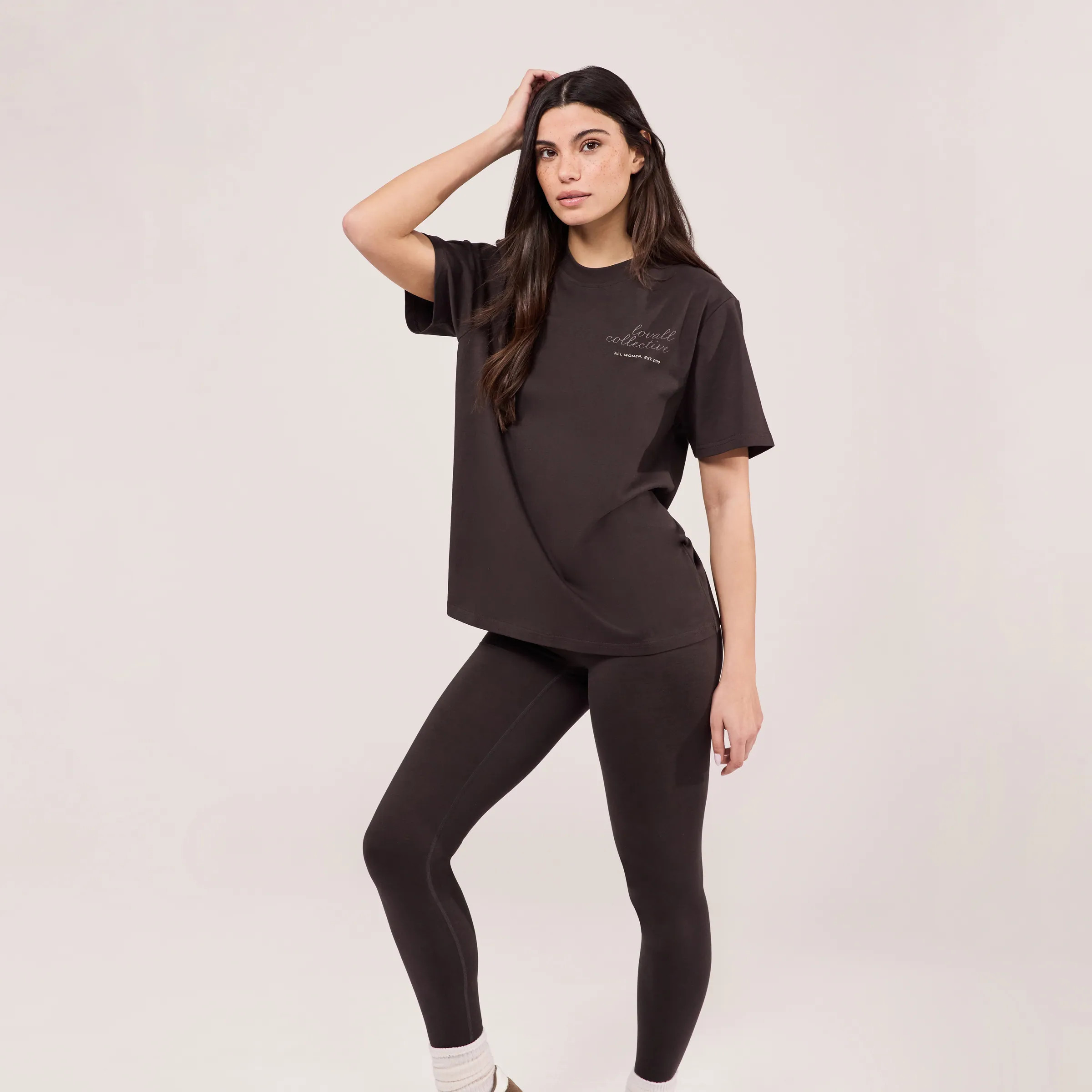 Graphic T-shirt Script | Black Coffee | LOVALL
