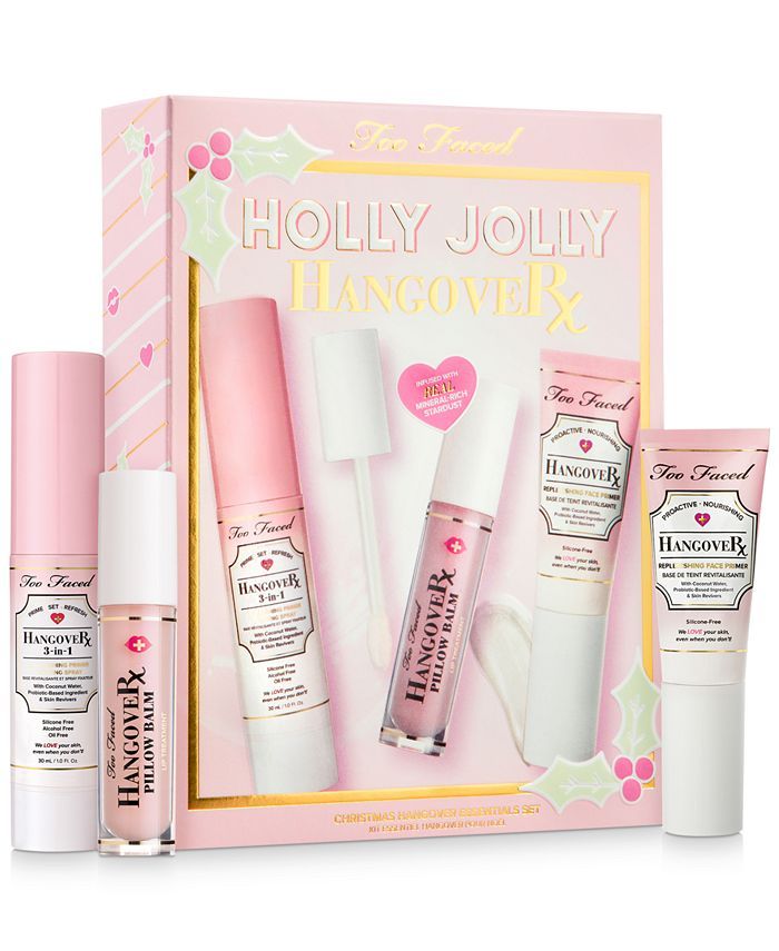 Too Faced 3-Pc. Holly Jolly Hangover Set, Created for Macy's & Reviews - Beauty Gift Sets - Beaut... | Macys (US)