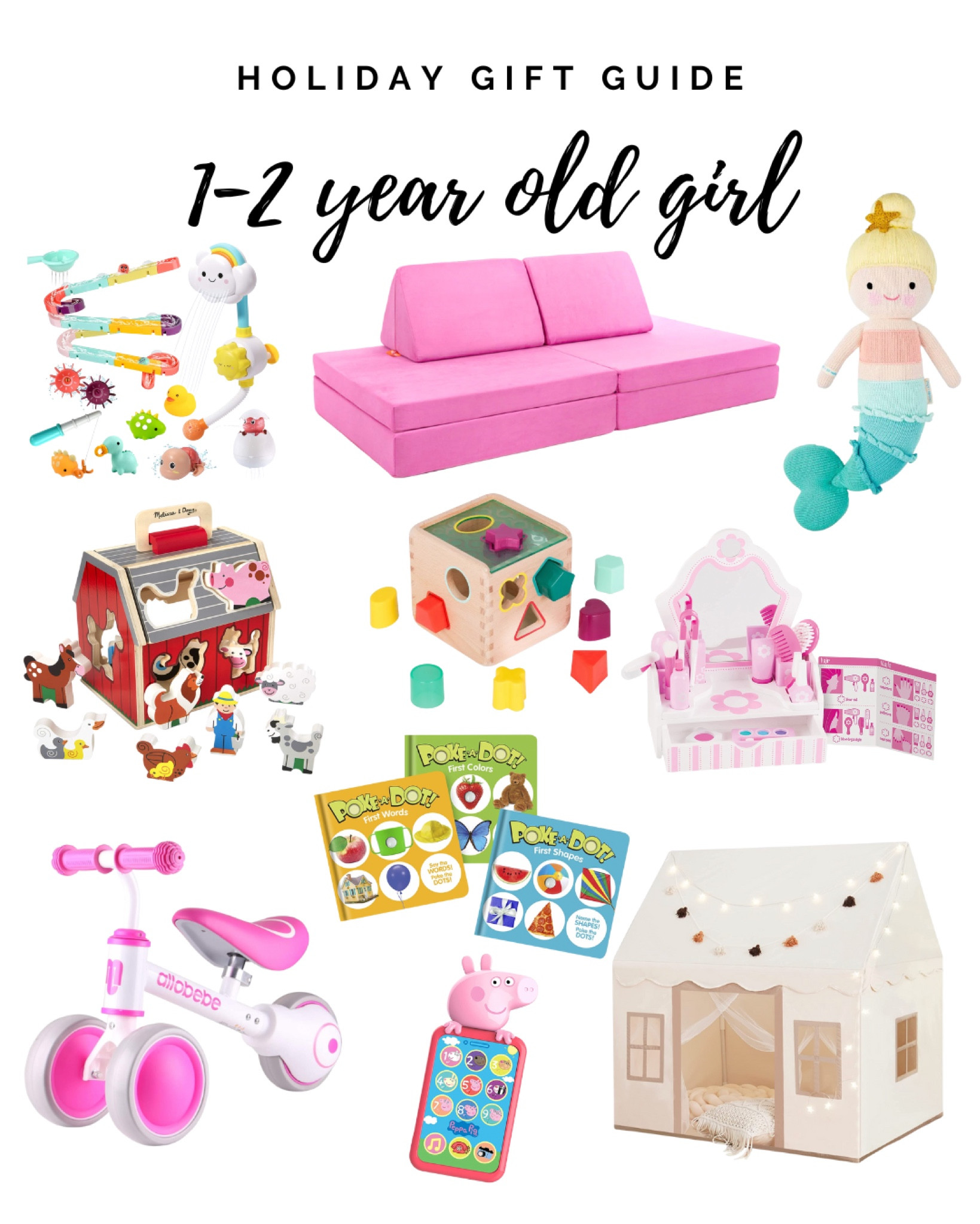 My daughter will be 1.5 on Christmas Day. Here’s what’s on her Christmas list. 

#LTKfamily #LTKHoliday #LTKbaby