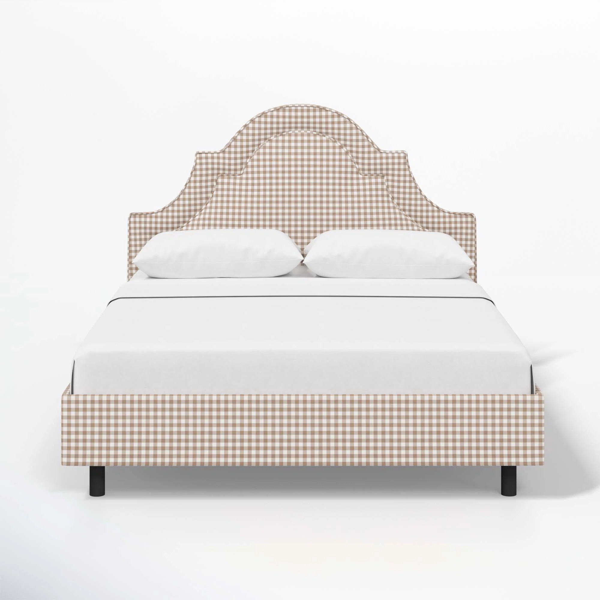 Knipe Upholstered Scalloped Bed | Wayfair North America