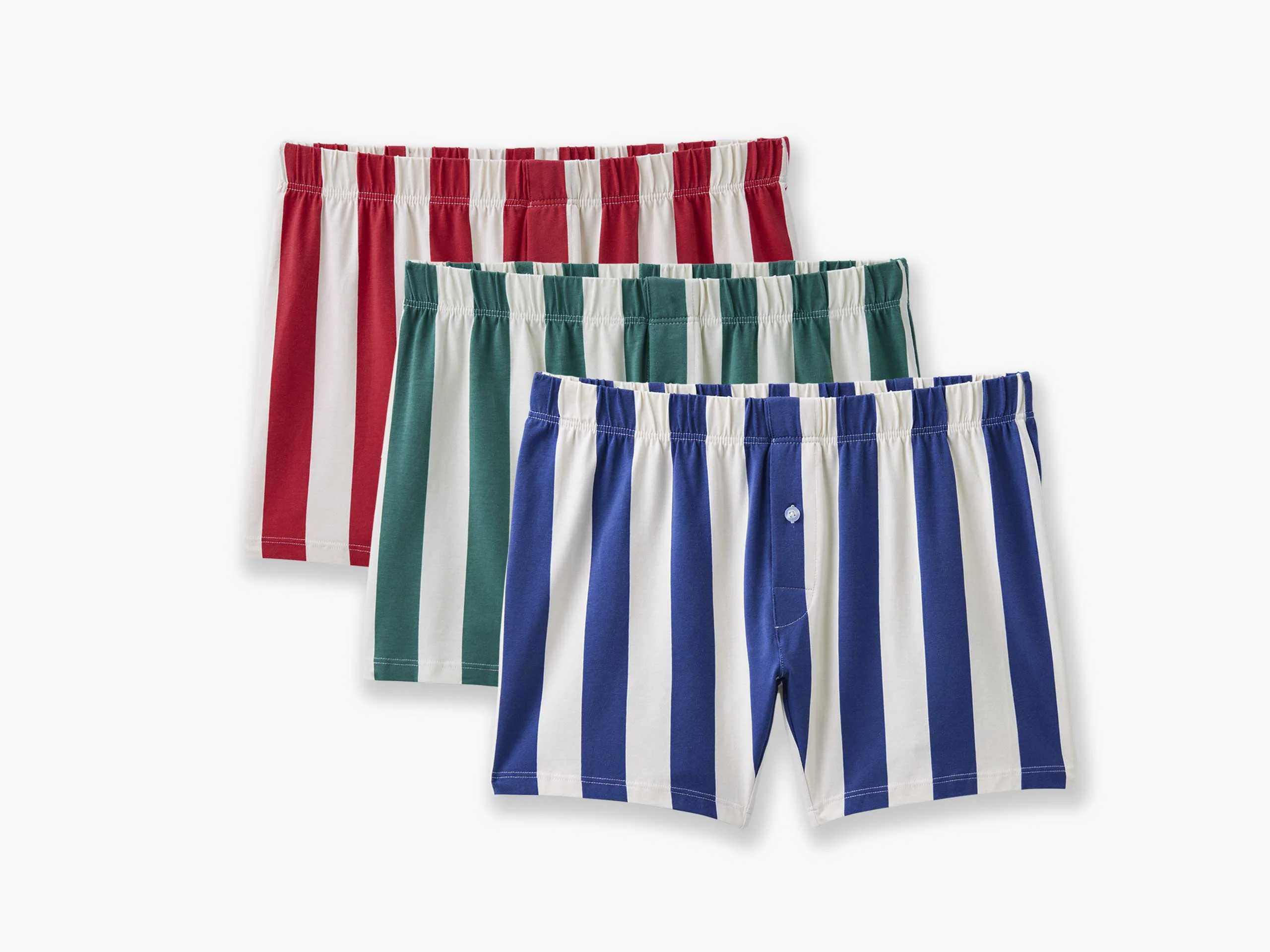 Slim Fit Boxers ~ Cabana Stripe 3 Pack – Nice Laundry | Nice Laundry