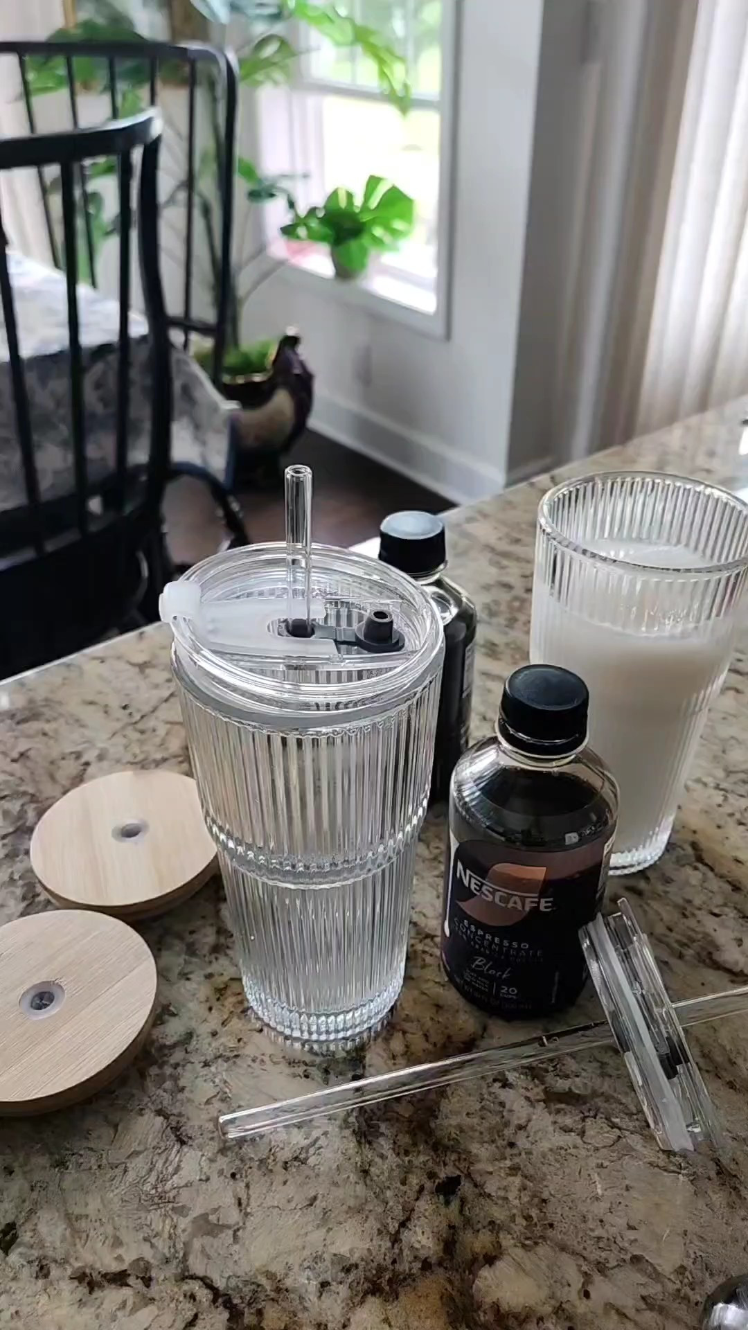Pay pennies for your iced espresso cafe latte- no sugar. No more DD or Starbucks runs. Made in less than a minute. So good!Glass Tumbler | Espresso | Cafe

#LTKmorningroutine #LTKdayinmylife #LTKfoodie