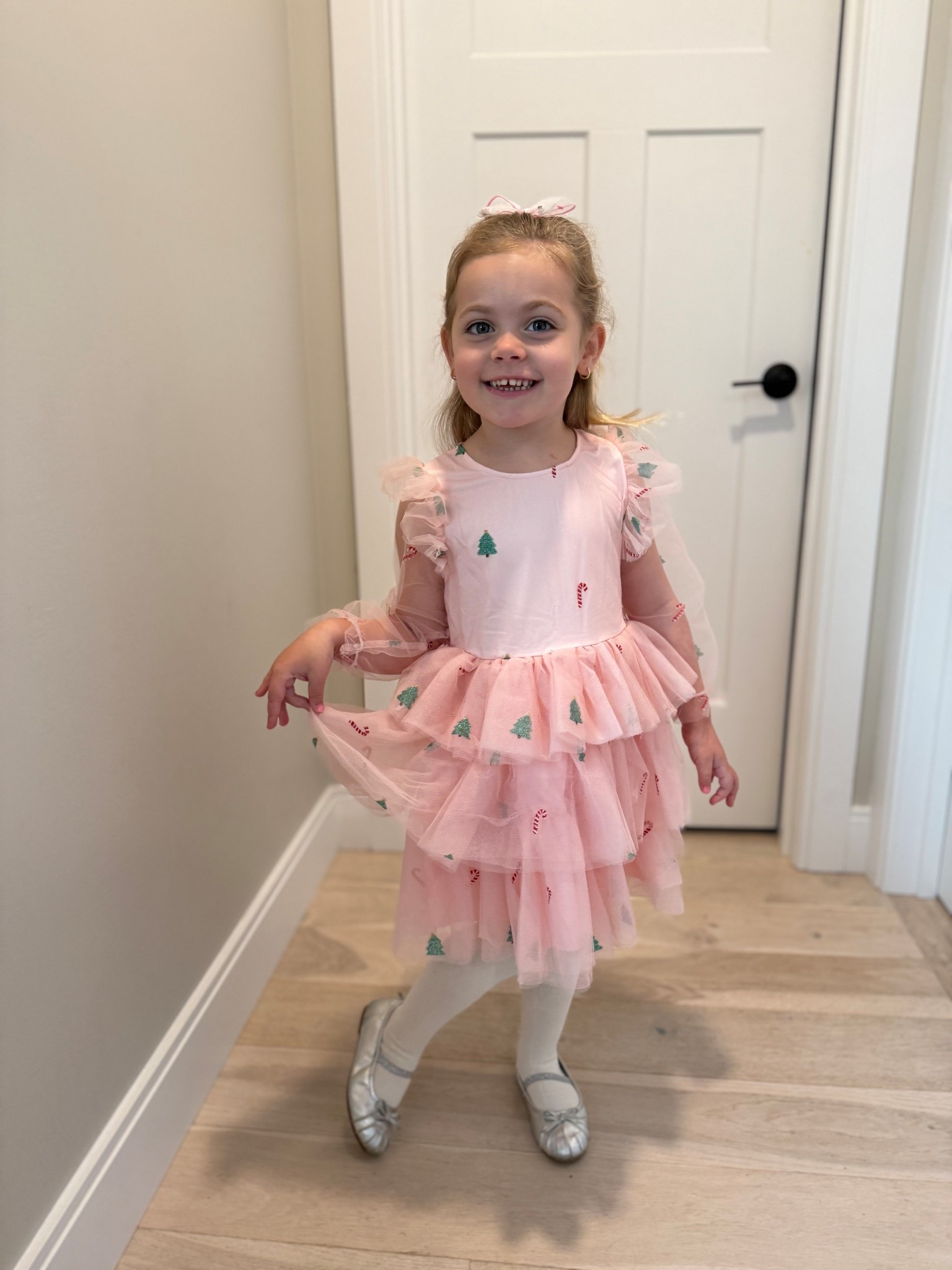 Pink Christmas Dress is Mia Belle or if local it is sold at Cosmo & Capri ! 

#LTKSeasonal #LTKHoliday #LTKKids