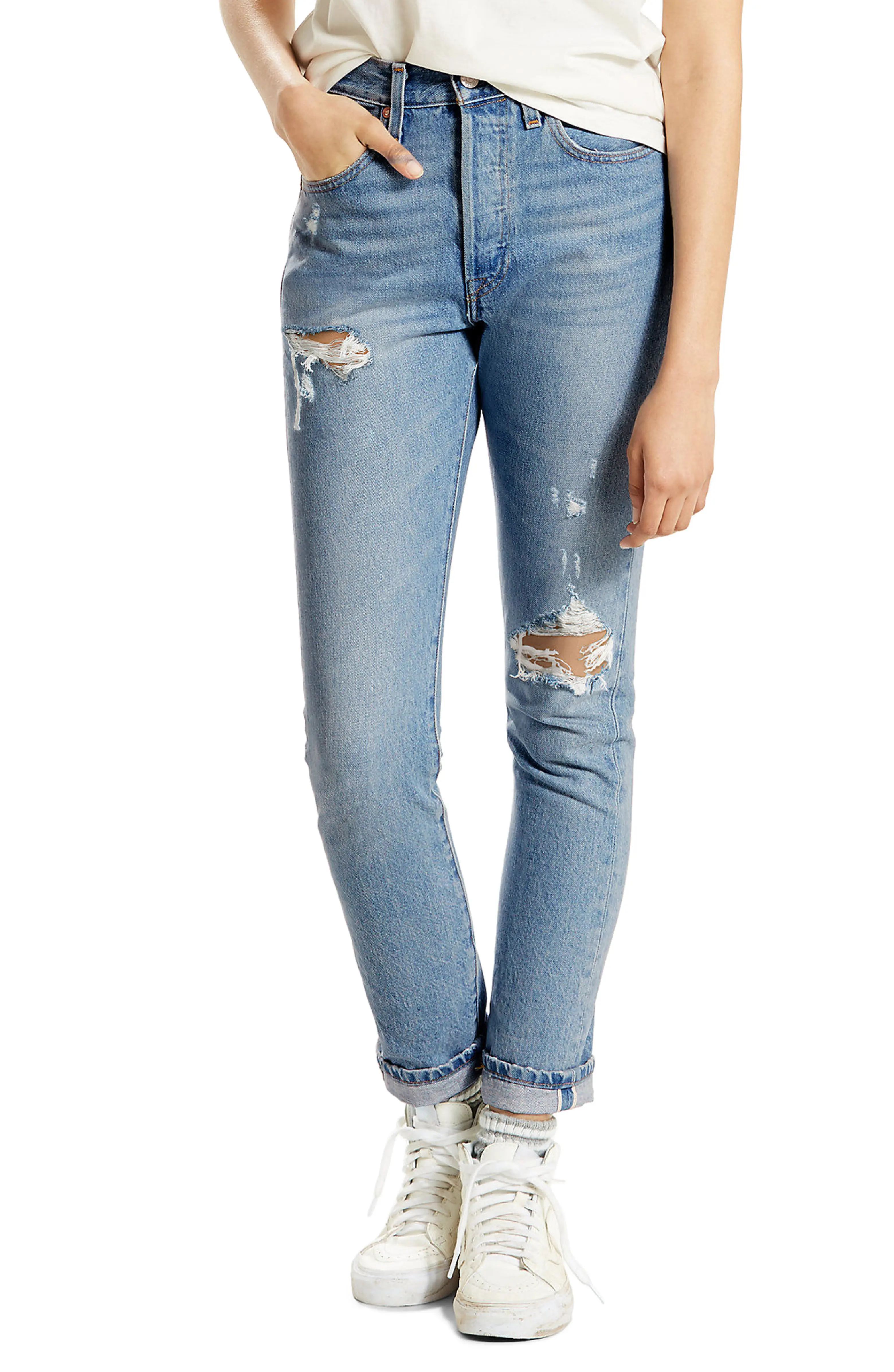 501 High Waist Skinny Jeans | Nordstrom