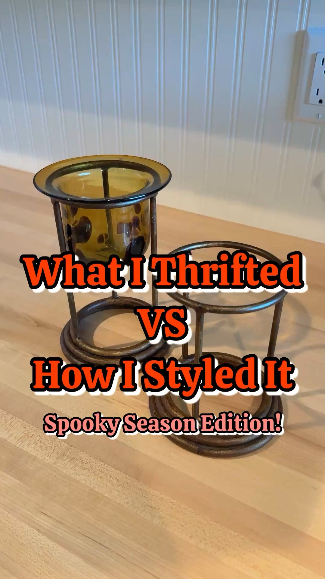 I freaking LOVE this spooky thrifted craft!! And yes, you can buy TRANSPARENT paper! 
Now go out and have a spooktacular day, and may the thrifting gods be ever in your favor! 
.
.
.
#spookyseason #halloweendecor #thriftedhalloween #thriftedhome #thrifting

#LTKSeasonal #LTKvlog #LTKHome