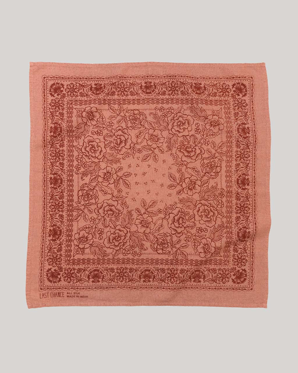 Natural Dye Silk Bandana - Cameo Pink | ban.do